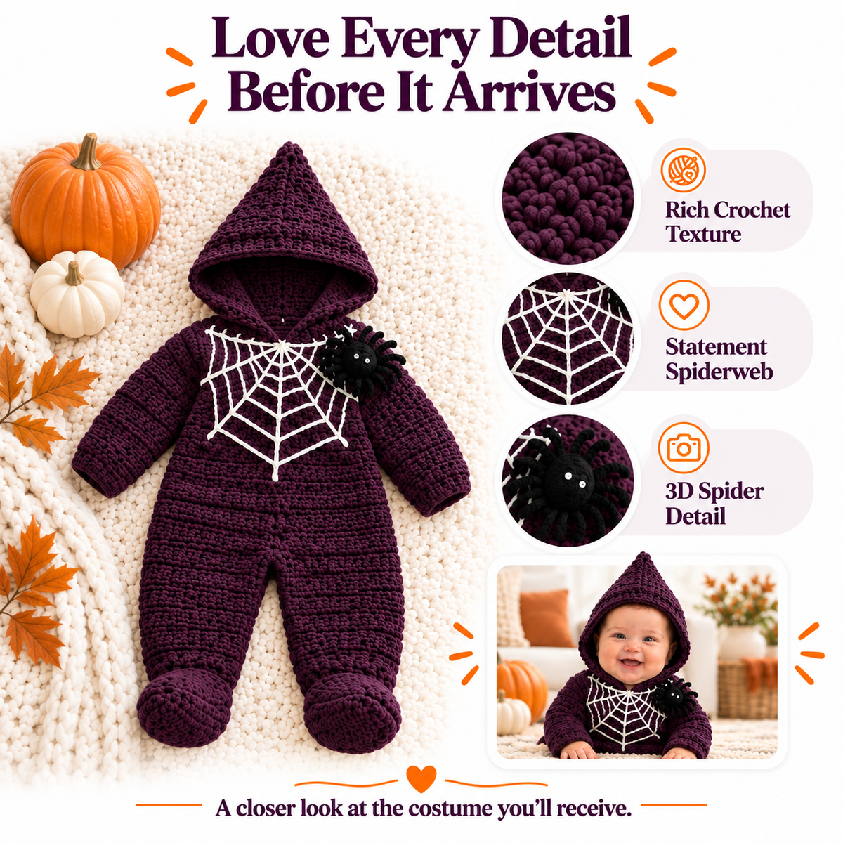 Star Baby Spyder Witch Costume